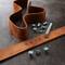 6 Pack: 1.5" Brown Leather Belt Strap by ArtMinds™